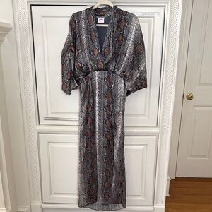 Buddy Love Exotic Patterned Long Sleeve Dress